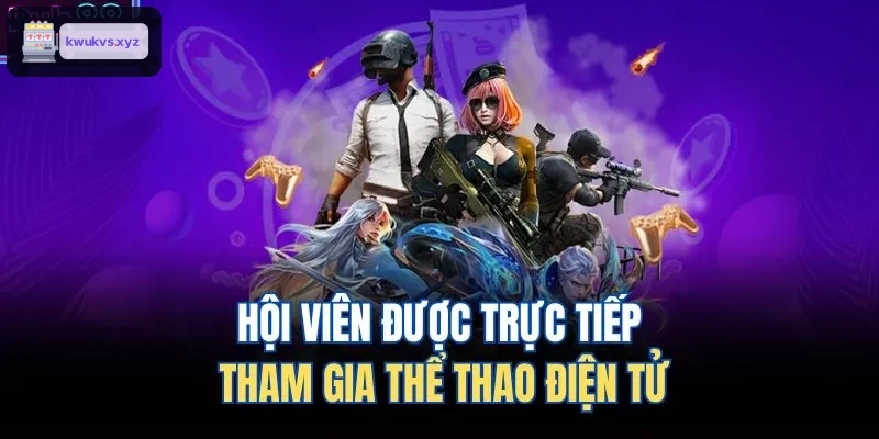 Hội viên tham gia thể thao điện tử trực tiếp